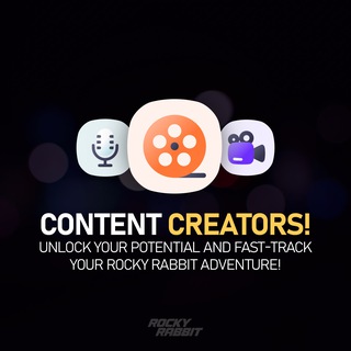 Logo of telegram channel rockyrabbit_ugc — Rocky Rabbit UGC