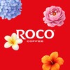 Логотип телеграм канала @roco_coffee — ROCO COFFEE — время выдохнуть