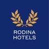 Логотип телеграм канала @rodinahotels — RODINA. Искусство жить