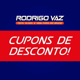 Logotipo do canal de telegrama rodrigovazcupons - Rodrigo Vaz Cupons e Promoções