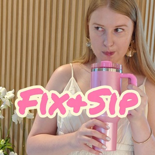 Telegram channel Fix & Sip: дизайн и кофе logo