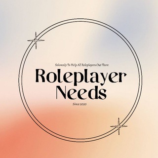 Logo saluran telegram roleplayerneeds — Roleplayer Needs.