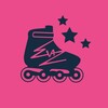 Логотип телеграм канала @rollerstars — ️Roller_Stars️, роллер и скейт школа город Мытищи