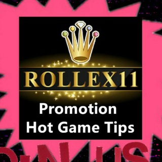 Logo saluran telegram rollexgametipss — Rollex 11 Promotion..Hot Game Tips