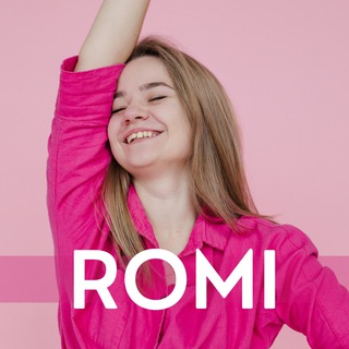 Логотип телеграм канала @romimarketing — ROMI МАРКЕТИНГА