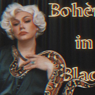 Логотип телеграм канала @romyvisavis — Bohème in Black