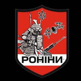 Логотип телеграм -каналу ronins44_65 — РОНІНИ