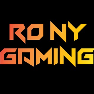 Logo of telegram channel ronygamingofficial — RONY GAMING