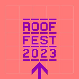 Логотип телеграм канала @rooffest — ROOF FEST