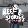 Telegram channel reels & stories logo