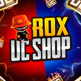 Логотип телеграм канала @rox_uc_shop — ROX UC SHOP