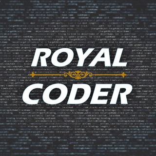 Telegram kanalining logotibi royal_coder — ROYAL CODER
