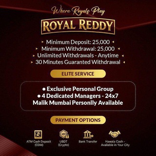 टेलीग्राम चैनल का लोगो royalreddy_group — Royal Reddy