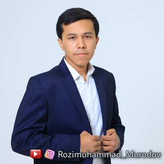 Telegram channel Ro'zimuhammad Murodov Youtube logo