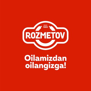 Telegram kanalining logotibi rozmetov_official — ROZMETOV