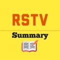 Logo of telegram channel rstvsummary — RSTV Summary📋