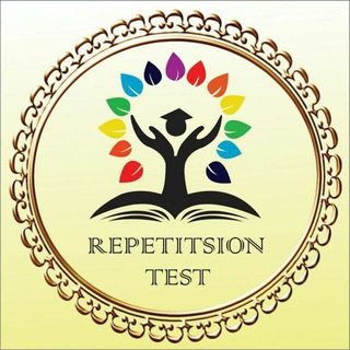 Telegram kanalining logotibi rt_test — Repetitsion test tizimi 📚