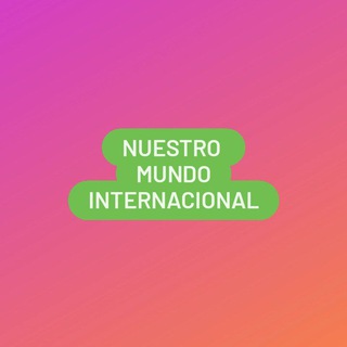 Telegram channel Nuestro Mundo Intl logo
