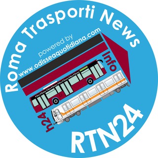 Logo del canale telegramma rtn24 - @RTN24 - Roma Trasporti News