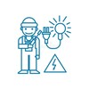 Логотип телеграм канала @ru_electric — ЭЛЕКТРИКА и СЛАБОТОЧКА РФ | Работа
