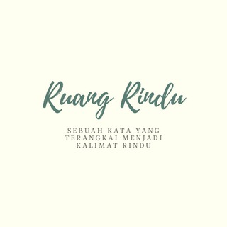 Logo saluran telegram ruangrindunya — Ruang rindu
