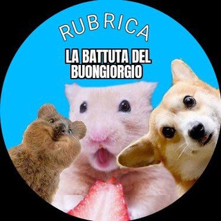 Logo del canale telegramma rubrica_buongiorgio - Rubrica: Le battute del Buongiorgio