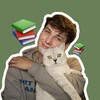 Логотип телеграм -каналу rudnitskyi_ua — Той, хто не любив читати 📚