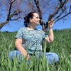 Логотип телеграм канала @rudomlubov — Кубанский сад: персики, куры и я 🍑
