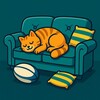 Логотип телеграм канала @rugbyonsofa_admin — О регби с мягкого дивана