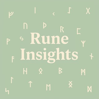 Логотип телеграм канала @rune_insights — Rune Insights | Блог рунолога