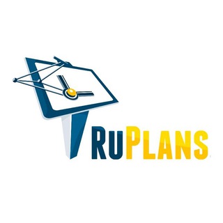 Логотип телеграм канала @ruplans — RuPlans - Проекты домов