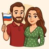 Логотип телеграм канала @russiamatch — Знакомства Россия🇷🇺