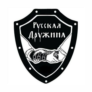 Логотип телеграм канала @russian_druzhina — РУССКАЯ ДРУЖИНА
