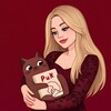 Логотип телеграм канала @russianandcats — русский и котики / ЕГЭ 2027 / стадикэтс рик