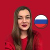 Логотип телеграм канала @russianforlunch — Russian for lunch • русский язык
