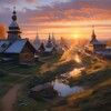 Логотип телеграм канала @russianvillageromance — Русская деревня: романтика и красота в глубинке