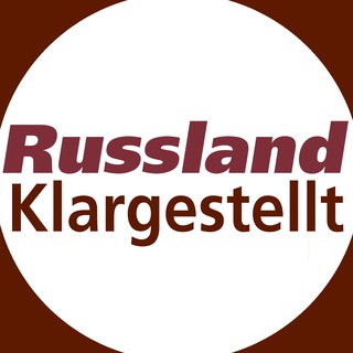 Logo des Telegrammkanals russland_klargestellt - russk