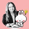 Логотип телеграм канала @russlit_annazayka — Русский с Анной и Зайкой