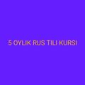 Logo del canale telegramma rustilikursii - 5 OYLIK RUS TILI KURSI