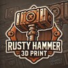 Логотип телеграм канала @rustyhammerfg — Rusty Hammer stl