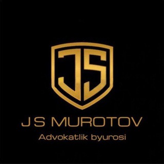 Логотип телеграм канала @saadvokatlikbyurosi — СИЗНИНГ АДВОКАТИНГИЗ ("J S MUROTOV" АБ)