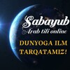 Логотип телеграм канала @sabayub — ARAB TILI ONLINE/العربية عن بعد/ARABIC ONLINE/АРАБСКИЙ ОНЛАЙН👩‍🎓👩‍🏫👩‍💻