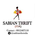 Logo saluran telegram sabianbonda — Sabian Thrift ( ቦንዳ)