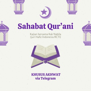 Logo saluran telegram sahabatquranikaknabila — Sahabat Qur’ani
