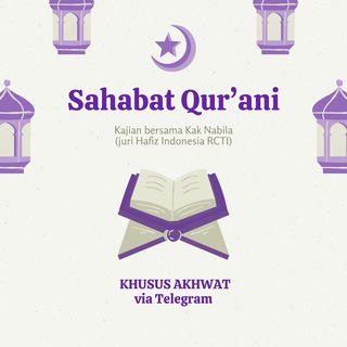 Logo saluran telegram sahabatquranikaknabila — Sahabat Qur’ani