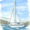 Логотип телеграм канала @sailingbooks — Библиотека яхтсмена