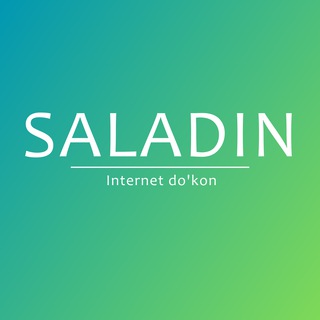Telegram kanalining logotibi saladinuz — SALADIN UZ | Internet do'kon