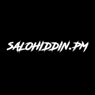 Telegram kanalining logotibi salohiddin_pubg — SALOHIDDIN.PM