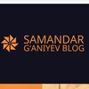 Telegram kanalining logotibi samandarganiyev_blog — Samandar G'aniyev Blog
