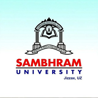 Telegram kanalining logotibi sambhram_university — Sambhram University